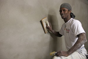 Cement gebonden pleister